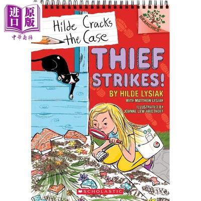 进口原版 *Hilde Cracks The Case 6 Thief Strikes 学乐大树系列Branches 小记者希尔德6 英文原版 儿童小初文学    SCHOLASTIC U