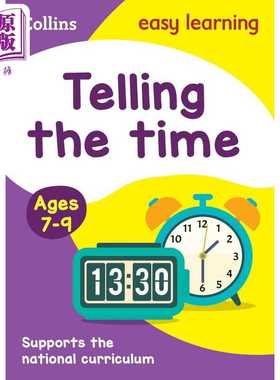 进口原版 *Telling The Time Ages 7-9  柯林斯易学儿童：读时 7-9岁  英文学习 英文原版 Collins   Harper Collins UK
