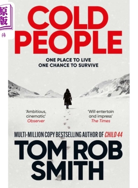 进口原版 *冷酷的人 英文原版 Cold People Tom Rob  Smith 汤姆 罗伯 史密斯 美国犯罪故事 孩子44 作者   Simon & Schuster