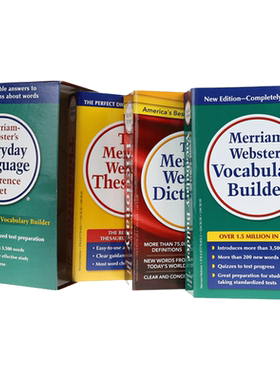 进口原版 韦氏三宝 麦林韦氏日常用语字典 Merriam-Websters Everyday Language Reference 韦氏英语字根词根词典原版 韦小绿书