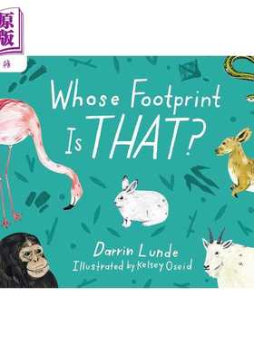 进口原版 *Whose footprint is that? 那是谁的脚印？英文原版精装儿童科普绘本 动物知识百科图画书 进口精品绘本   Charlesbridg