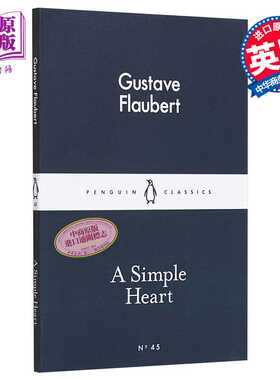 进口原版 *LBS:  45 A Simple Heart 英文原版 小黑书: 45 福楼拜：简单的心   penguin uk