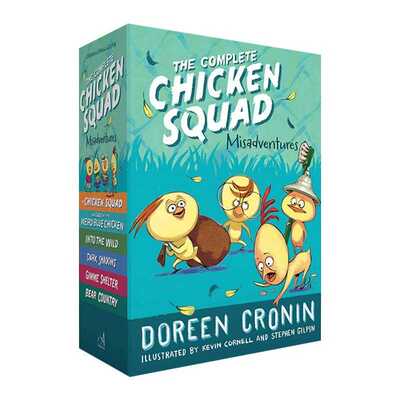 进口原版 英文原版 The Complete Chicken Squad Misadventures 小鸡特工队1-6 套装 精装 英文版 进口英语原版书籍   Atheneum