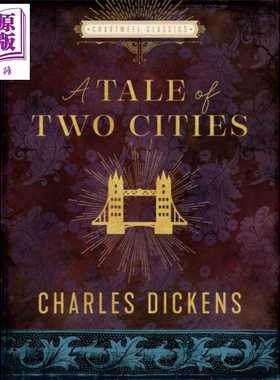 进口原版 *查特威尔经典 双城记 A Tale of Two Cities 英文原版 Charles Dickens 狄更斯 世界经典文学   Chartwell Books