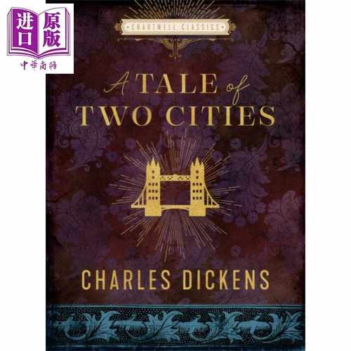 进口原版 *查特威尔经典 双城记 A Tale of Two Cities 英文原版 Charles Dickens 狄更斯 世界经典文学   Chartwell Books