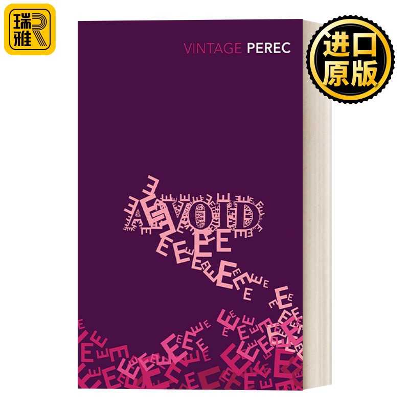进口原版 英文原版小说 A Void 消失 乔治·佩雷克 英文版 Georges Perec 进口英语原版书籍   Vintage