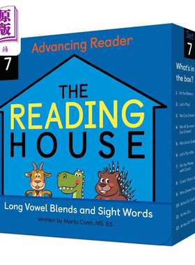 进口原版 *The Reading House Set 7 Long Vow & Sight Word 阅读小房子7级 英文原版 儿童绘本 分级阅读 Marla Con   Random Hous