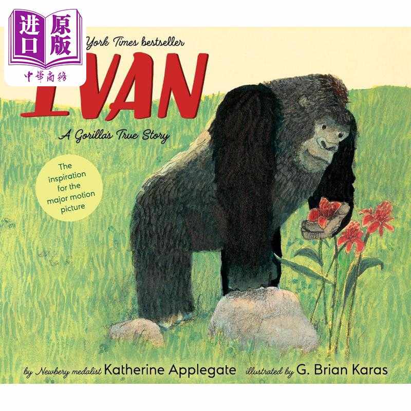 进口原版 *伊凡 真实故事 Ivan A Gorillas True Story 英文原版 儿童绘本 动物故事图画书 精装 进口童书   Harper Collins US