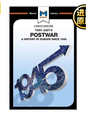 进口原版 Postwar 战后 自1945年以来的欧洲历史 MACAT解读系列   Macat