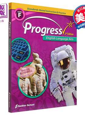 进口原版 *Progress English Language Arts ELA 2022 Student Worktext Grade 6提高英语语言艺术ELA 学生文本 六   Sadlier