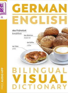 进口原版 *2024年新版 DK双语图解词典 德语 英语 German English Bilingual Visual Dictionary 商务字词典 语言工   DK Publishi