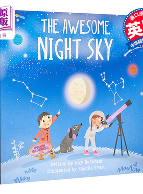 进口原版 *The Awesome Night Sky 的大自然：夜空 低幼亲子自然知识科普绘本 平装 英文原版 5-7岁   Hodder Children’s Books