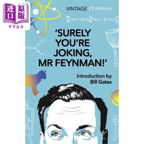 进口原版 *比尔盖茨作序  你肯定在开玩笑费曼先生 Surely Youre Joking Mr Feynman 英文原版 Richard P Feynman   Vintage UK