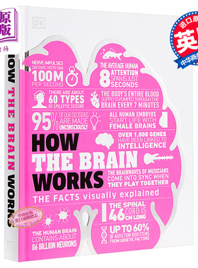 进口原版 *DK科普 大脑运作百科 英文原版 DK-How the Brain Works: The Facts Visually Explained   DK Publishing