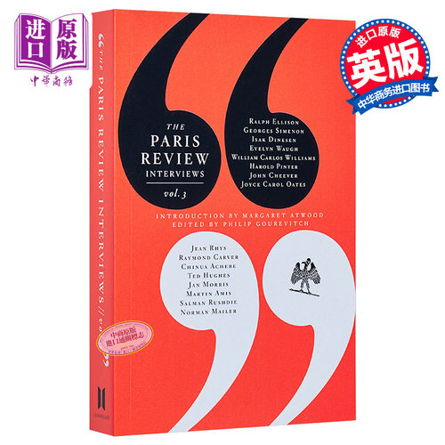 进口原版 *巴黎评论 第三辑 英文原版 The Paris Review Interviews 3 Philip Gourevitch Canongate Books 文学理   Canongate Bo