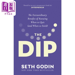 进口原版 *低谷 知道什么时候放弃什么时候坚持的非凡好处 The Dip 英文原版 Seth Godin   Little Brown UK