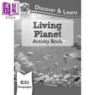 进口原版 *英国原版CGP教辅 KS2 发现与学习 地理地球生命活动书 Discover & Learn Geography Living Planet Activ CGP