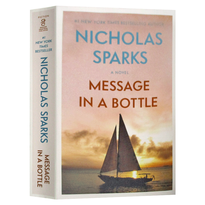 进口原版 瓶中信 英文原版小说 Message in a Bottle 尼古拉斯斯帕克斯 Nicholas Sparks 恋恋笔记本The Notebook作者 全英文版
