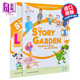 A2剑桥YLE 故事花园3学生书 Story 电子互动书 Garden 笔记本 The KET 小学英语 进口原版 Publish ELI 含音视频和练习资源A1