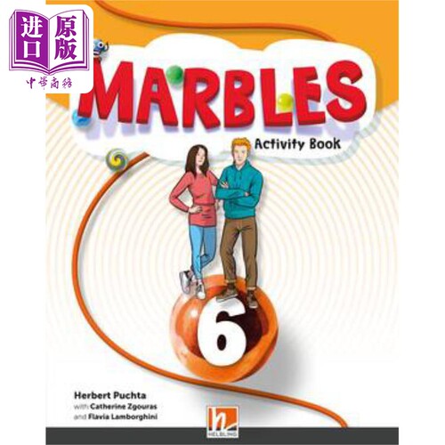 进口原版 *黑布林少儿英语课程 6级别 活动手册含在线资源A1/A1 剑桥YLE考试适用Marbles Activity Book 6  app  e-   HELBLING Pu
