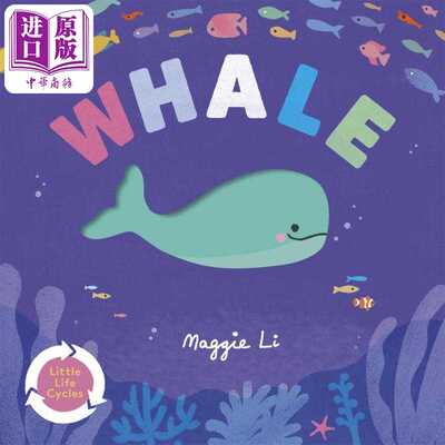 进口原版 *生命周期 鲸鱼 Little Life Cycles Whale 英文原版 儿童纸板科普绘本亲子读物 自然科学纸板书图画书 童   Templar Pub