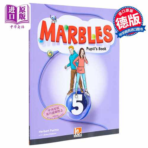 进口原版 *黑布林少儿英语课程 5级别 学生用书含在线资源A1/A1  剑桥YLE考试适用Marbles Pupils Book 5  app  e-z   HELBLING Pu