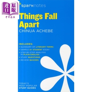 进口原版 *Sparknotes文学指南 事情分崩离析 英文原版 Things Fall Apart Sparknotes Literature Guide Chinua Ac SparkNotes