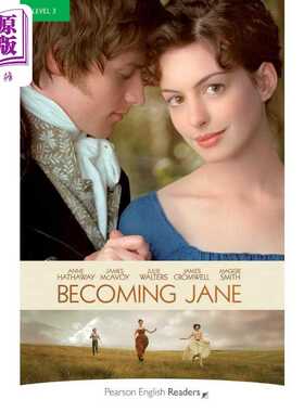 进口原版 *Pearson English readers 成为简·奥斯汀Becoming Jane 培生英语分级读物3级 初中-高中 蓝思值560L中心   Pearson Edu
