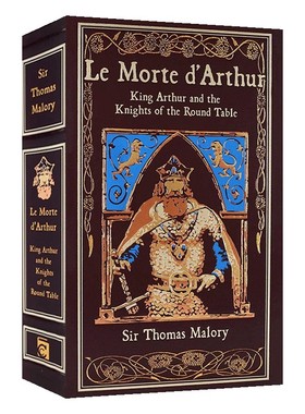 进口原版 Le Morte DArthur 亚瑟王之死 Leather Bound Classics 经典皮革精装 Thomas Ma 英文版 进口英语原版书籍 英文原版