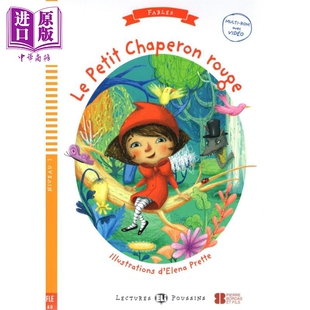 進口原版 Publish 法語學習分級閱讀讀 ROUGE PETIT ELI Multimedia 含音頻LE 含音頻 法文原版 Downlodable 小紅帽 CHAPERON