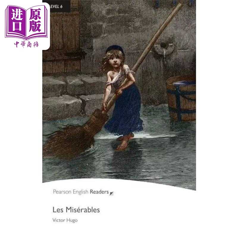进口原版 *Pearson English readers 悲惨世界Les Miserables 培生英语分级读物6级 高中 蓝思值900L 中心词3000 英   Pearson Edu