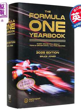 进口原版 *一级方程式年鉴 2025 英文原版 The Formula One Yearbook 2025 BrＵＣe Jones   Headline