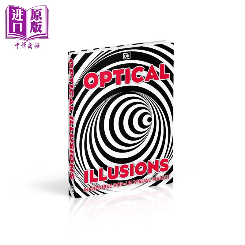 进口原版 *Optical Illusions DK 视觉魔术 英文原版进口图书 视错觉知识科普 儿童谜题互动解谜游戏 立体图画书   DK Publishing
