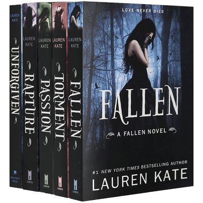 进口原版 堕落天使5册套装 英文原版 fallen torment psasion rapture unforgiven 试炼 烈爱 欣狂 不可宽恕 罗伦凯特Lauren Ka
