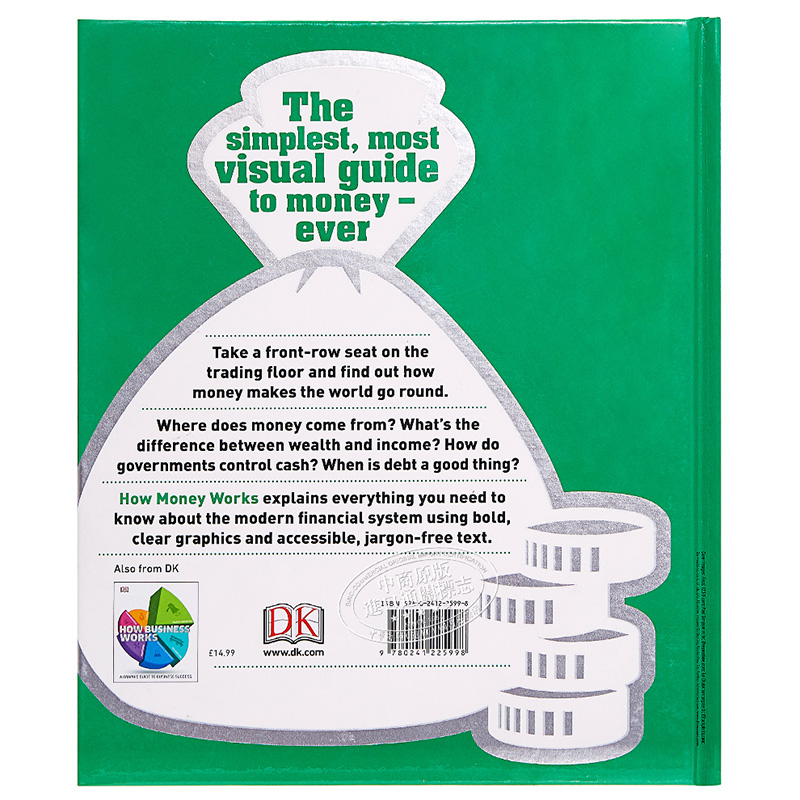 进口原版 *财富百科 英文原版 How Money Works: The Facts Visually Explained   Dorling Kindersley Ltd