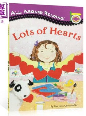 进口原版 *汪培珽第一阶段：3 Lots Of Hearts 汪培珽书单 儿童分级阅读 3~6岁 英文原版 独立阅读入门 汪培珽   Random House US