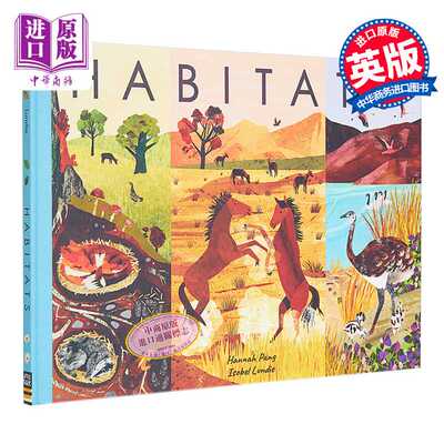 进口原版 *动物栖息地 A Journey In Nature Habitats 英文原版 儿童科普绘本 自然科学知识图画书 插图精美 精装进   Little tige
