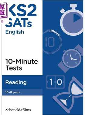 进口原版 *英国S&S教辅 KS2 SATs Reading 10-Minute Tests KS2 SAT 阅读 10 分钟测试（10-11岁）附答案 英文原版   Schofield an