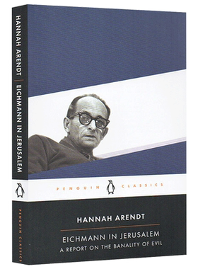 进口原版 英文原版 Eichmann in Jerusalem艾希曼在耶路撒冷 英文版 全英文版进口原版英语书籍   Penguin
