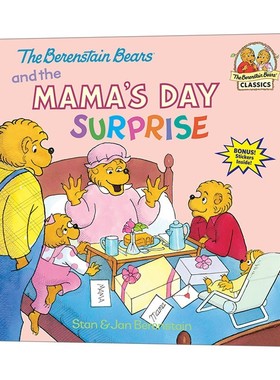 进口原版 The Berenstain Bears and the Mama's Day Surprise 贝贝熊 母亲节惊喜 儿童英语启蒙认知 英文版 进口英语书 英文原