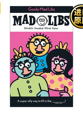 进口原版 Goofy Mad Libs 高手过招 疯狂填词游戏 英文原版   Mad Libs