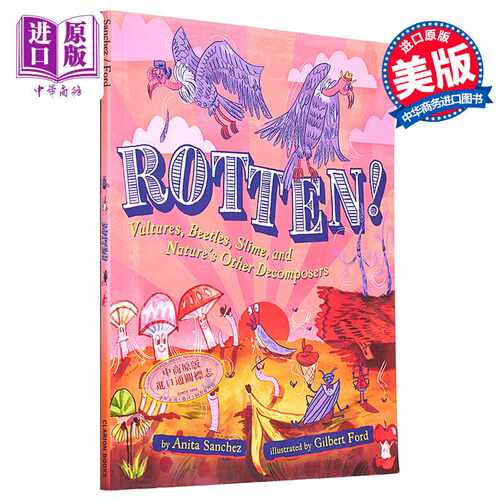 进口原版 *自然界的分解者 Rotten 英文原版 儿童科普绘本 自然科学知识百科图画书 进口儿童读物 8-12岁   Harper Collins US
