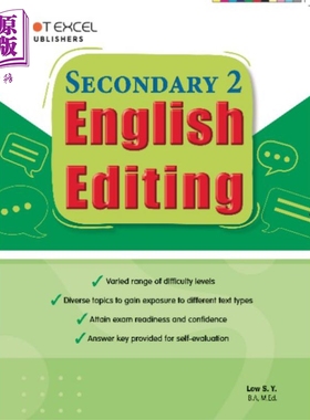 进口原版 *英语编辑指导 中学二年级 English Editing Sec 2 英文原版 进口图书 英语学习 教材教辅参考书   CPD