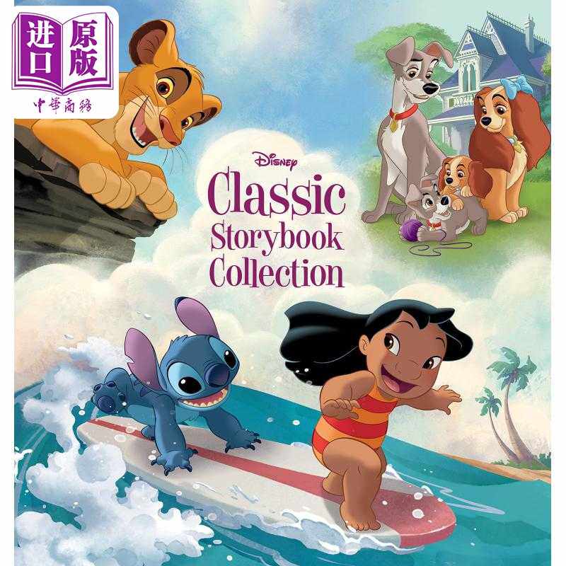 进口原版 *Disney Classic Storybook Collection 迪士尼经典故事书集（更新） 英文原版 进口图书 儿童绘本 故事图   Disney Pres