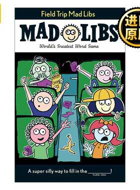 进口原版 Field Trip Mad Libs 户外教学 疯狂填词游戏 英文原版   Mad