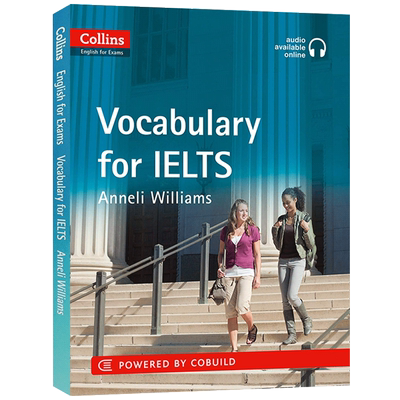 进口原版 柯林斯雅思考试词汇 英文原版 Vocabulary for IELTS 雅思词汇 英语词汇自学英文书 英文版正版进口书籍   HarperCollins