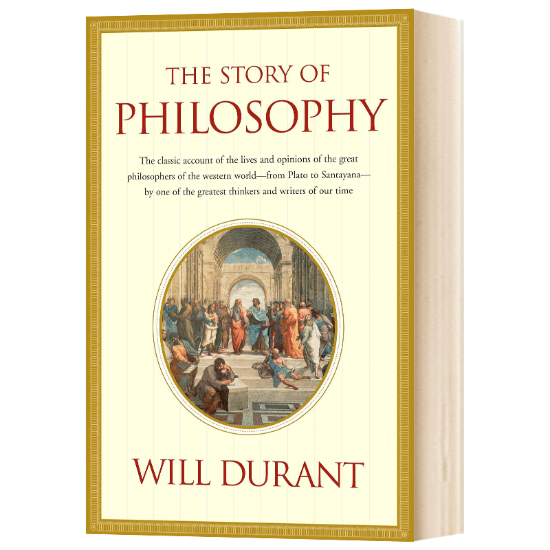 进口原版 哲学简史 英文原版 The Story of Philosophy 西方哲学入门读物 威尔杜兰特Will Durant 哲学的故事作者 全英文版进口