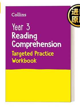 进口原版 柯林斯英国小学三年级英语阅读理解练习册 英文原版 Collins Year 3 Reading Comprehension Targeted Practice Workb