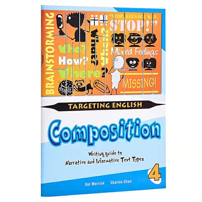 进口原版 *【新加坡英语教材】Targeting English Composition Book 4 目标英语作文4   STAR PUBLISHING PTE LTD.