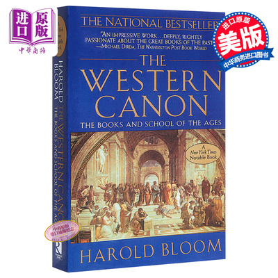 进口原版 西方正典 英文原版 The Western Canon  书籍 文学理论 Harold Bloom   Little, Brown & Company